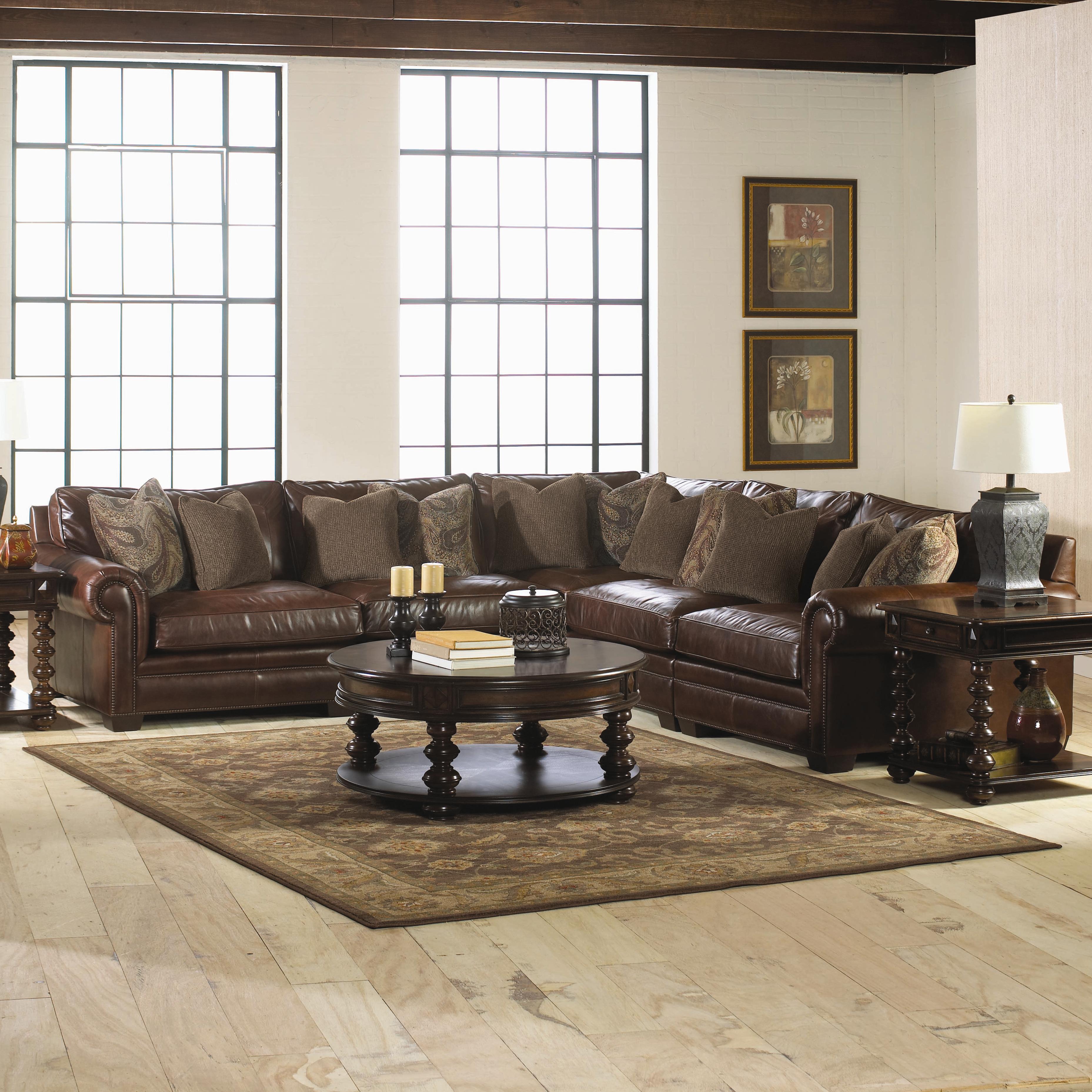 Bernhardt Grandview 5 Piece Traditional Sectional Sofa Belfort